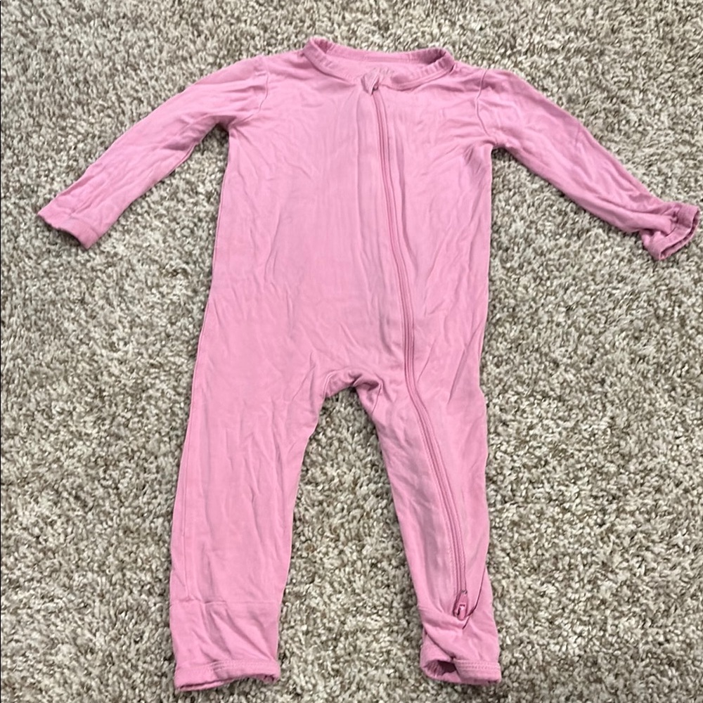 Kyte Baby Pink Zipper Romper 6-12M